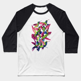 Hummingbird Dance in Sharpie Baseball T-Shirt